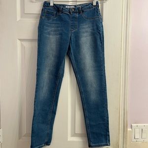 Sonoma Girls Jeggings Jeans Size 12 Blue Stretchy